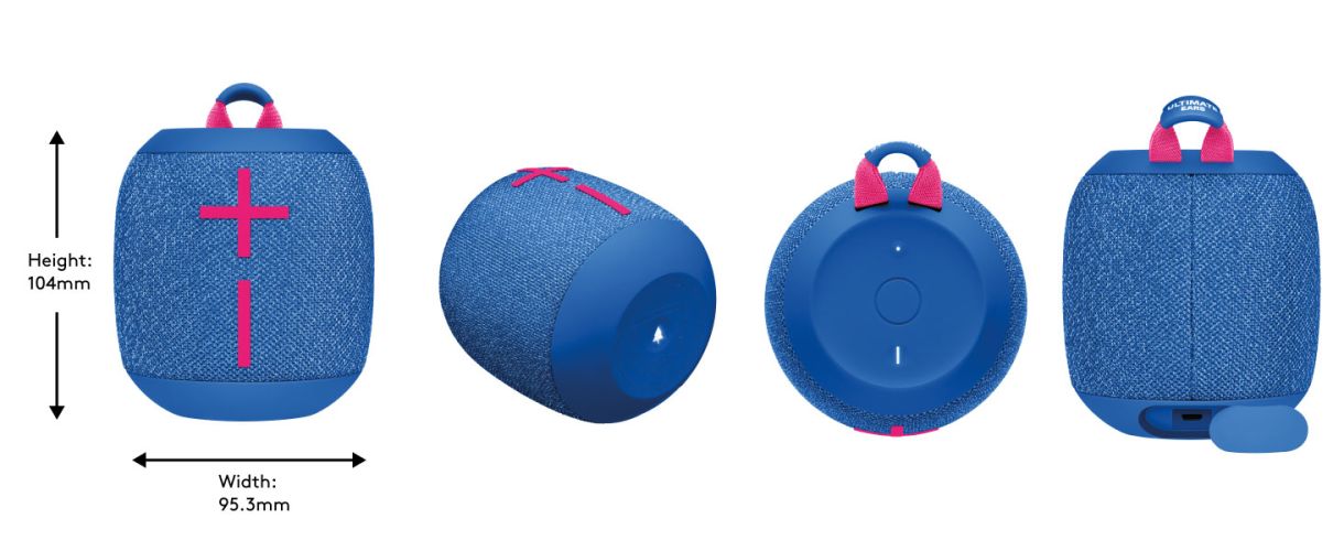 Ultimate Ears WONDERBOOM 3, dimensioni dello speaker Bluetooth