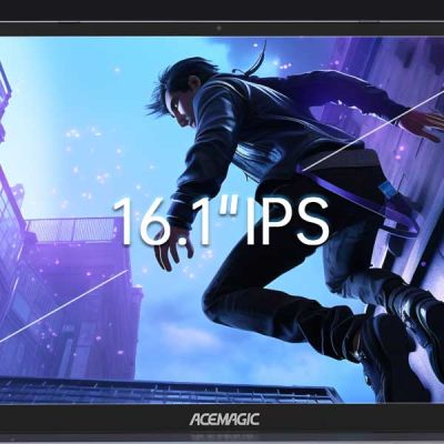 Il Laptop Acemagic AX16 Pro ha un display IPS da 16.1" con risoluzione 1920x1080 FullHD