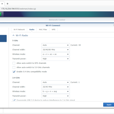 Nella sezione Wi-Fi Connect del Synology WRX560 è possibile creare tre tipi di reti locali: Rete primaria, Rete ospite e Rete personalizzata