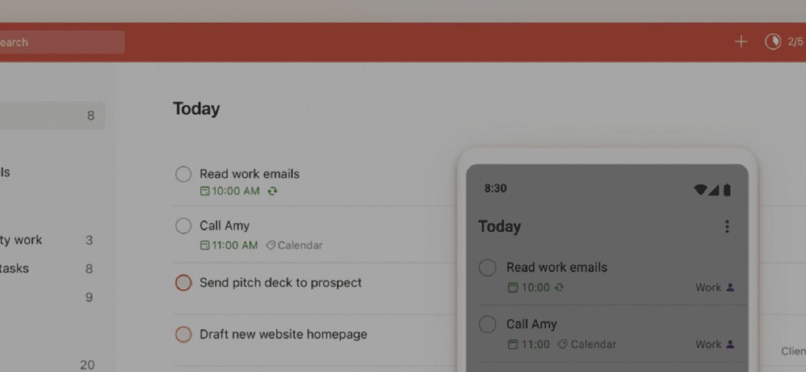 Todoist è un'app collaborativa per le attività da svolgere, adatta sia per uso aziendale che personale