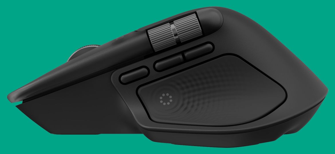 Il Logitech MX Master 4 offre nuove funzionalità, tra cui il feedback tattile ed un pulsante per i gesti