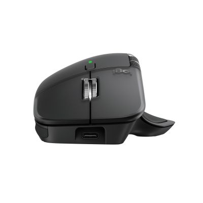 Nella parte anteriore del Logitech MX Master 4 è presente la porta USB-C per la sola ricarica della batteria